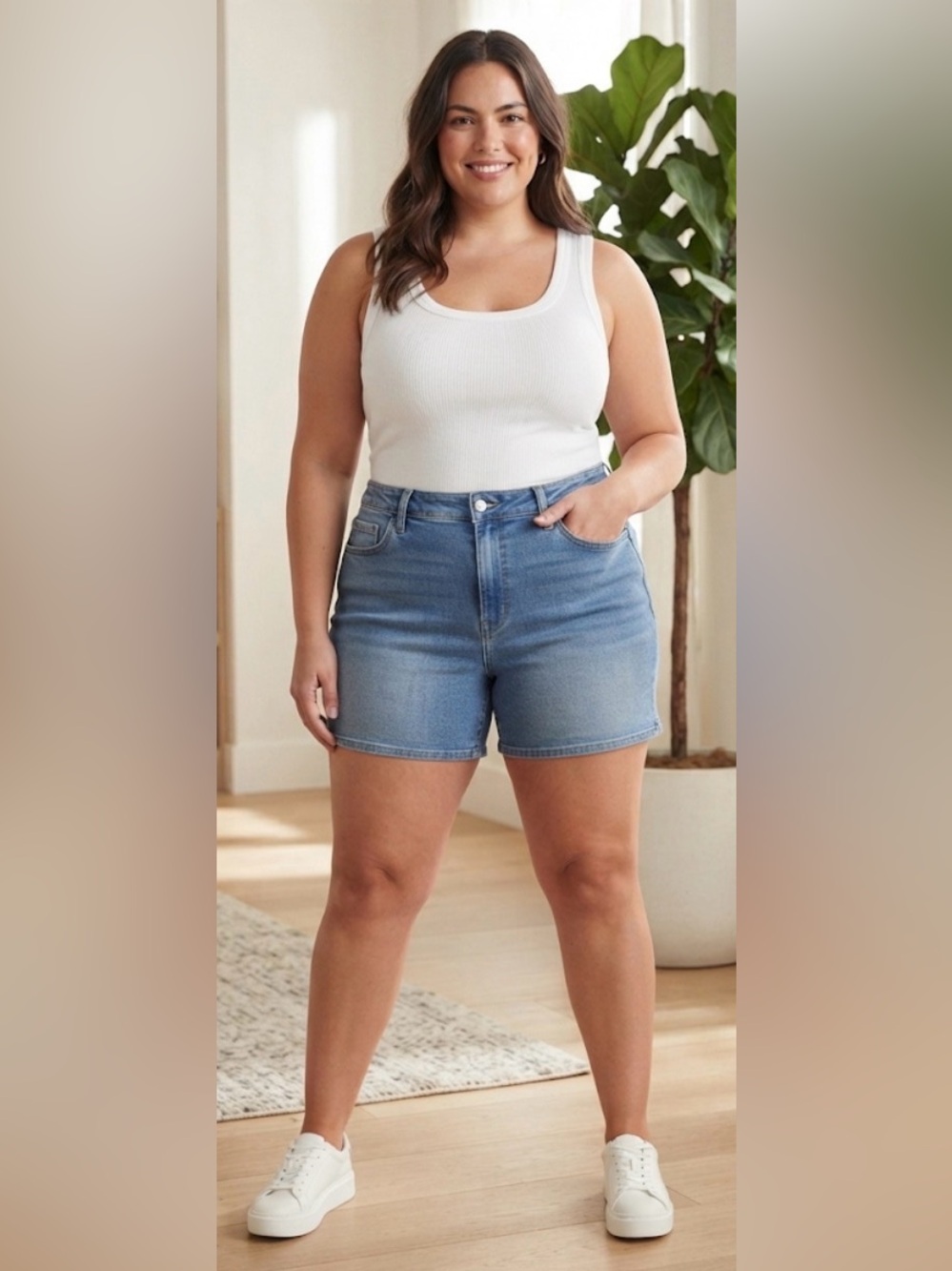 Vigoss Stylish Blue Denim Shorts